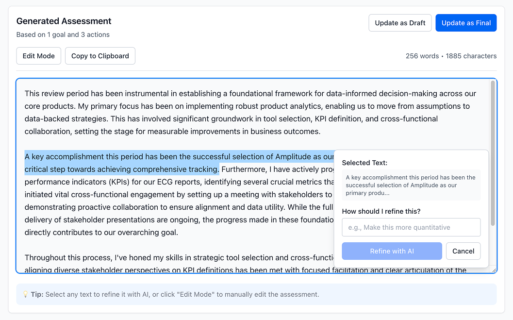 Generate your review